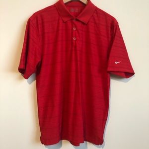Red Nike Golf Polo - Size Medium